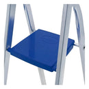 Escada Alumínio 4 Degraus MOR Prateado