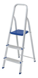 Escada Alumínio 3 Degraus Tesoura Capacidade 120kg