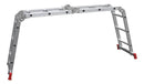 Escada Articulada 16 Degraus 4x4 Prata Prata