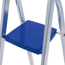 Escada 5 Degraus Alumínio Tesoura Doméstica Reforçada