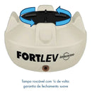 Caixa Dágua C/ Rosca Fortlev 500 Litros Antibacteriano Beje Bege