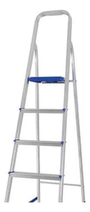 Escada Alumínio 7 Degraus Tesoura Capacidade 120 Kg