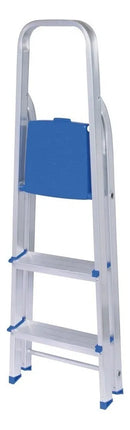 Escada Alumínio 3 Degraus Tesoura Capacidade 120kg